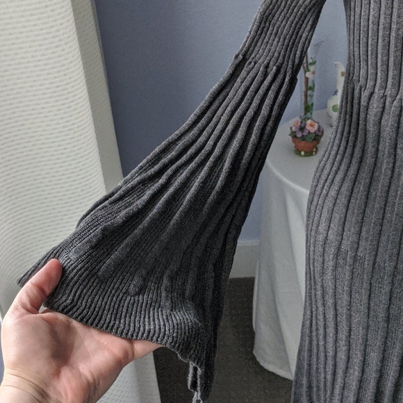 Max Studio Bell Sleeve Sweater Dress - Picture 3 of 8